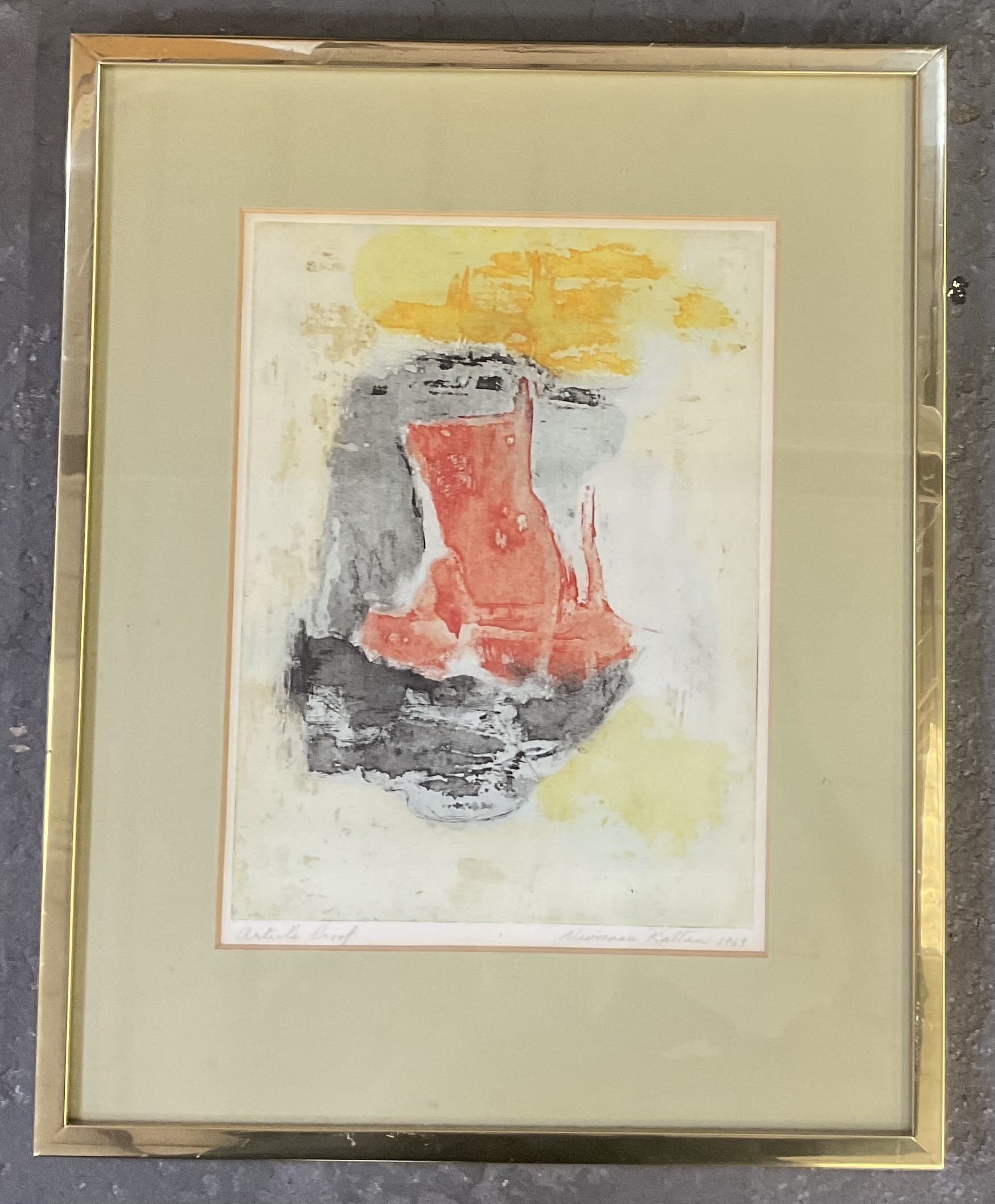 Artwork by Vivienne Kattan, Easy to Ride; Four Times; Untited, Made of etching (2); print