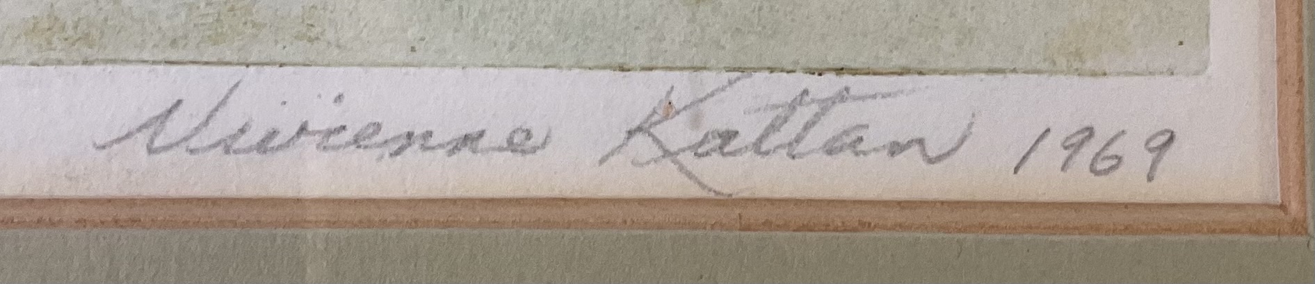 Artwork by Vivienne Kattan, Easy to Ride; Four Times; Untited, Made of etching (2); print