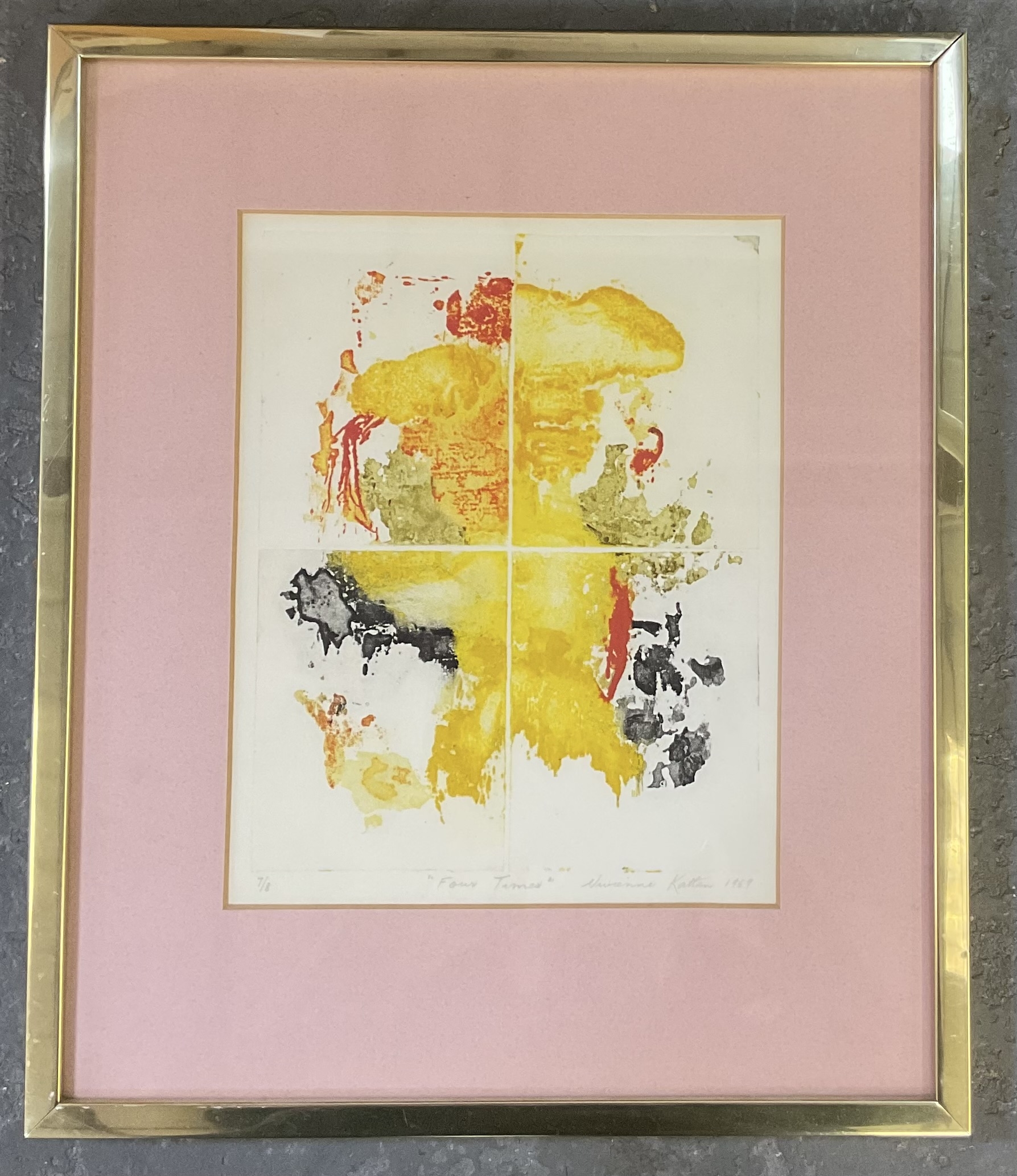 Artwork by Vivienne Kattan, Easy to Ride; Four Times; Untited, Made of etching (2); print