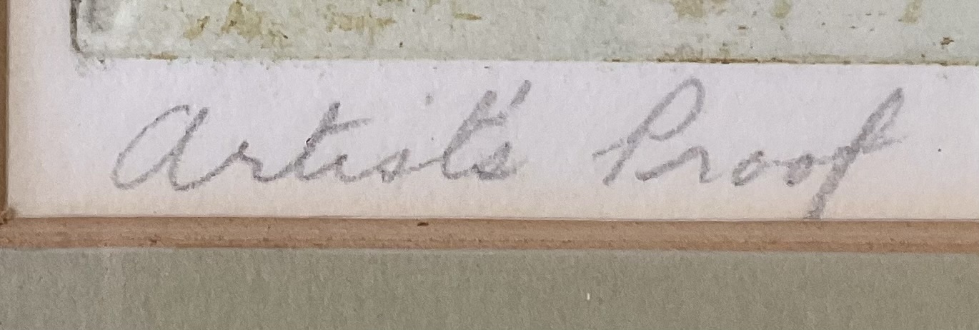 Artwork by Vivienne Kattan, Easy to Ride; Four Times; Untited, Made of etching (2); print