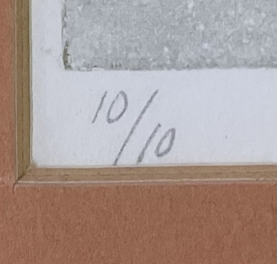 Artwork by Vivienne Kattan, Easy to Ride; Four Times; Untited, Made of etching (2); print