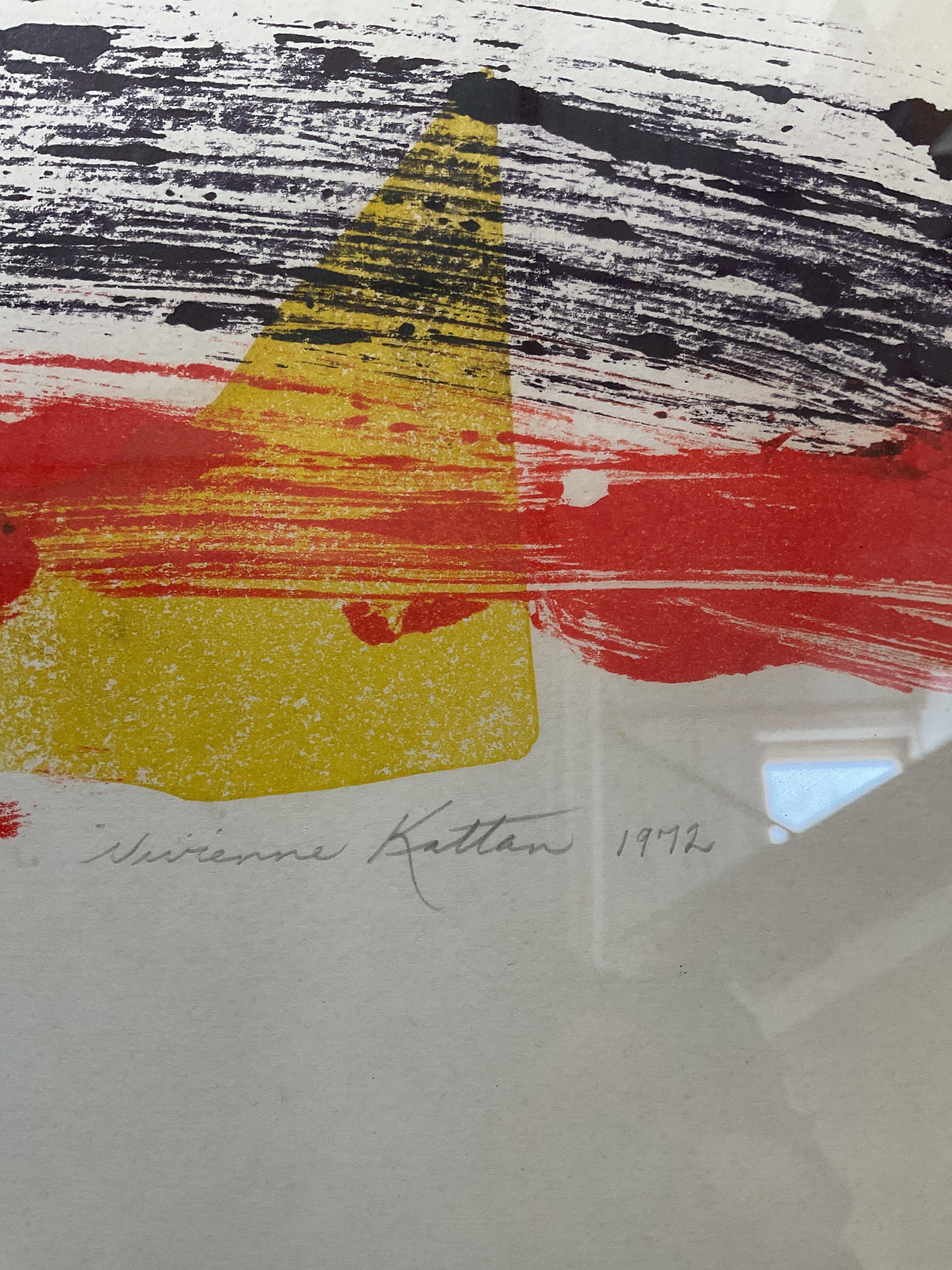 Artwork by Vivienne Kattan, Untitled, Made of monoprint