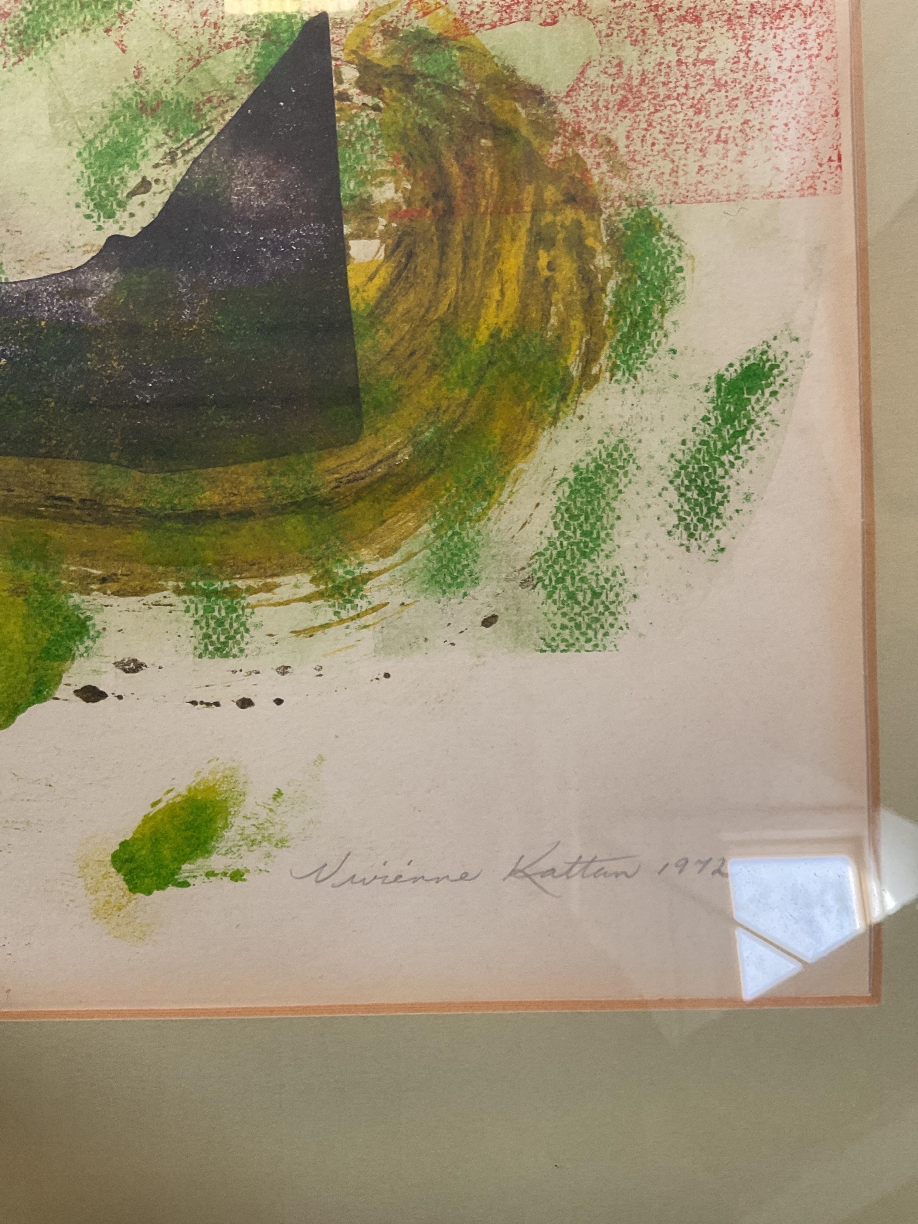 Artwork by Vivienne Kattan, Untitled, Made of monoprint