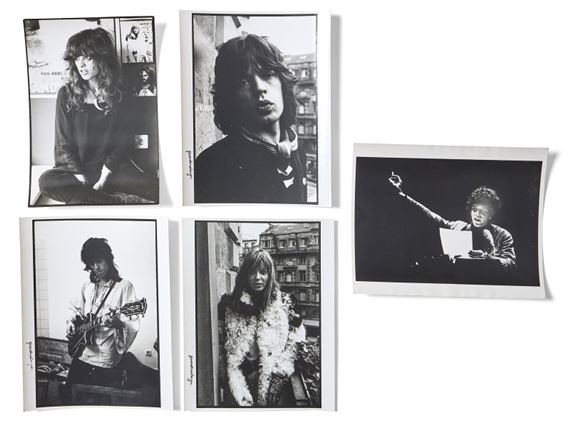 5 Vinatge Prints u. a. Mick Jagger by Gerard Malanga, 1943