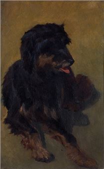 Liegender Dackel - Jakob Grünenwald