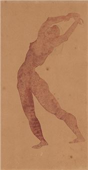 Tanzender weiblicher Akt - Egon Wilden