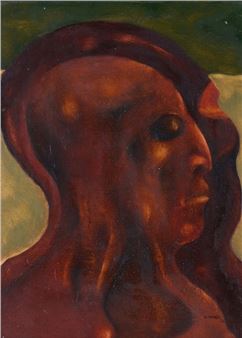 o.T. (Surreales Profilbildnis) - Erich Stahl