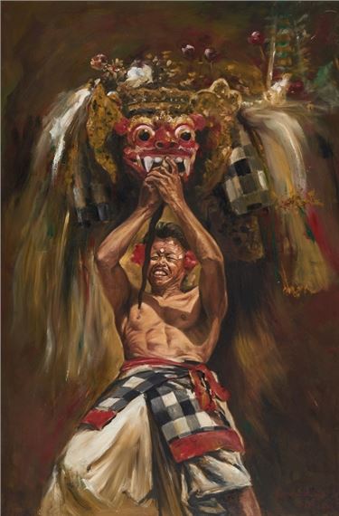 Barong-Tanzszene (Bali) - Randhy Boegis