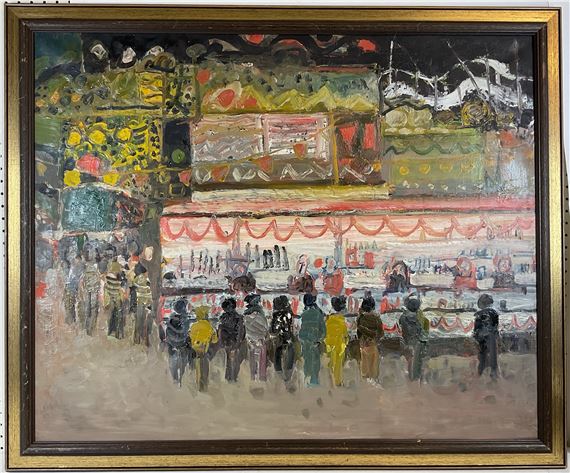 Alain Mathiot | Carnival landscape (1974) | MutualArt