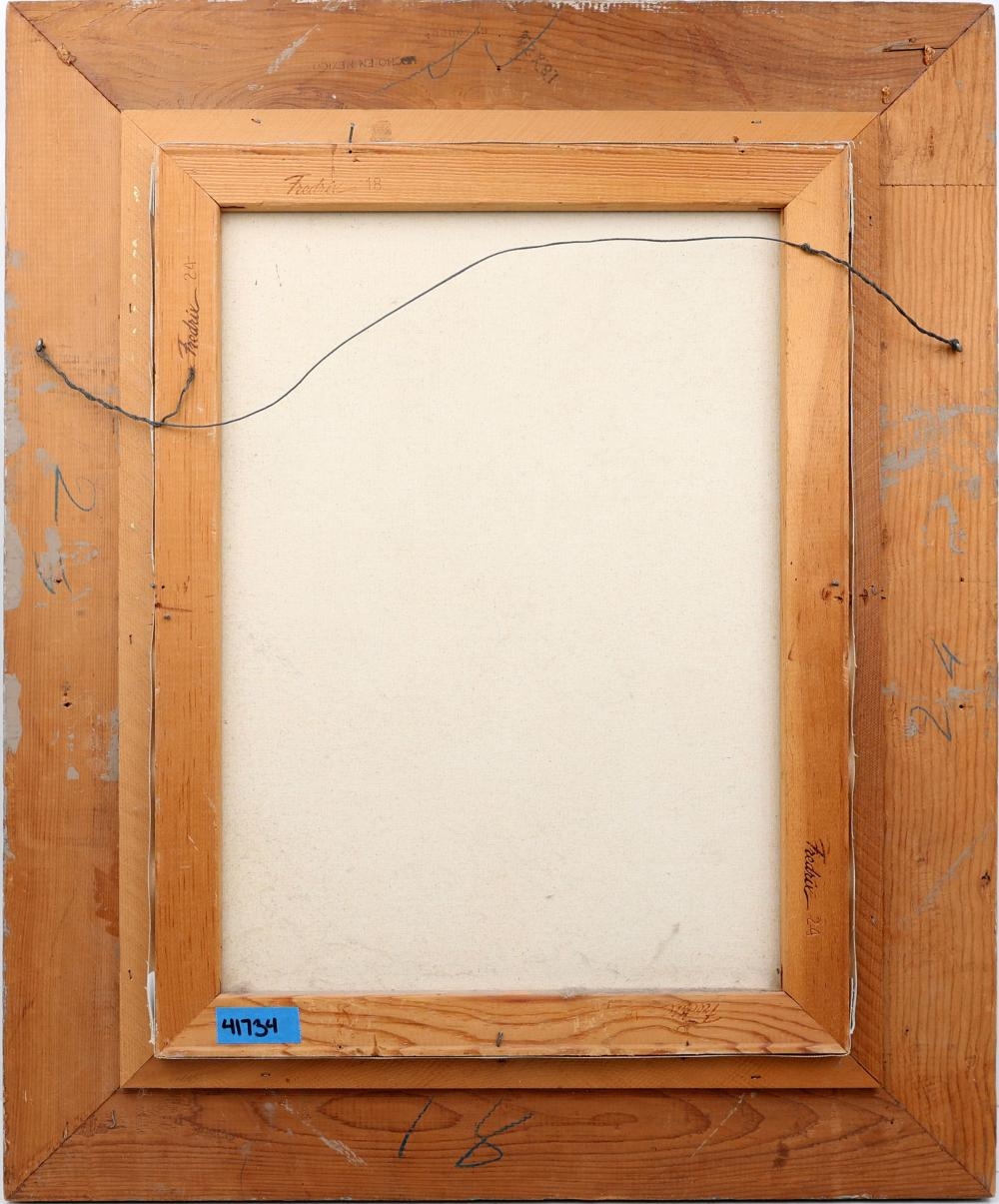 Artwork by James Frederick Hutchinson, FLORIDA DAKOTA - SOUIX WARRIOR, Made of Oil on Canvas