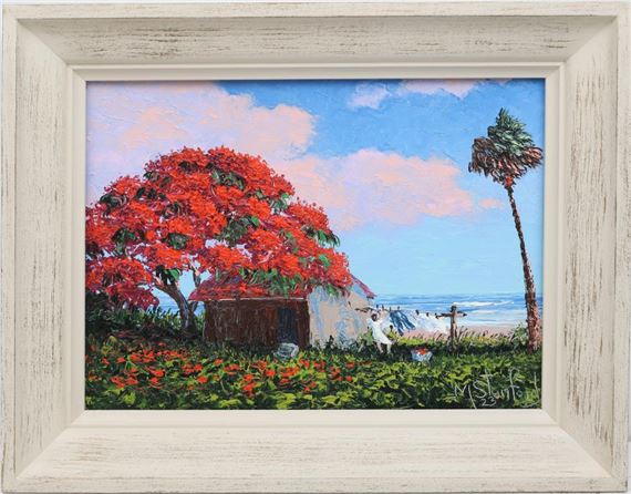 WASHER WOMAN by Mark Stanford, Mark began painting in 2004