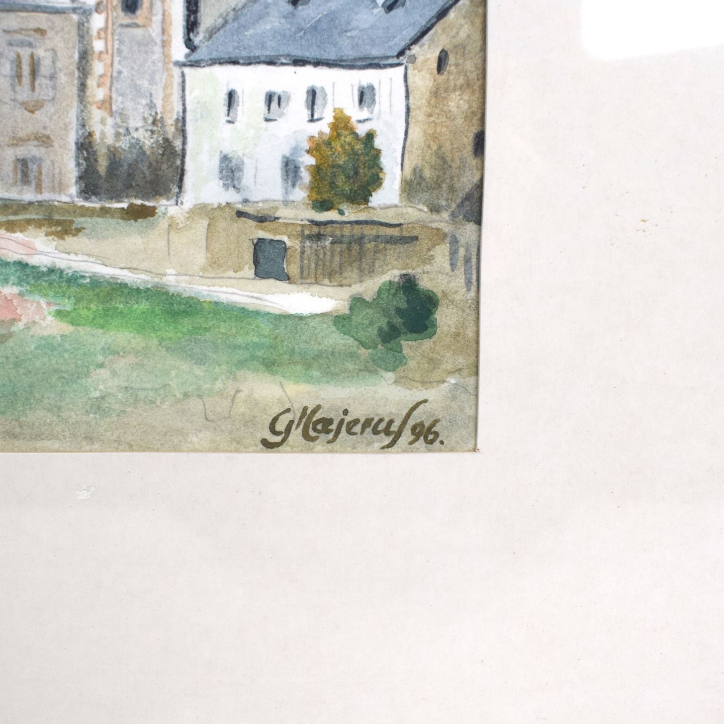 Artwork by Georges Majerus, Georges MAJERUS (XX-XXIth, Made of Watercolor