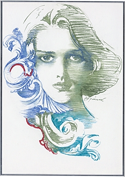 Artwork by Akira Uno, Work, Made of acrylic and pastel on thick paper, paper