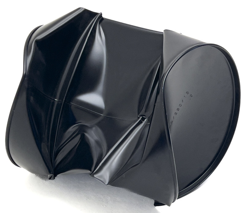 Artwork by Dylan Lynch, Untitled (Barrel on Rack), Made of acrylic on steel