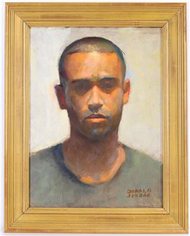 Portrait of a man with a solemn face - Donald Sondag