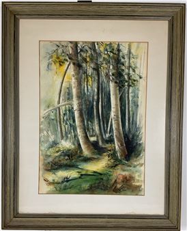 Forest landscape - Alma Irene Doyle Burke