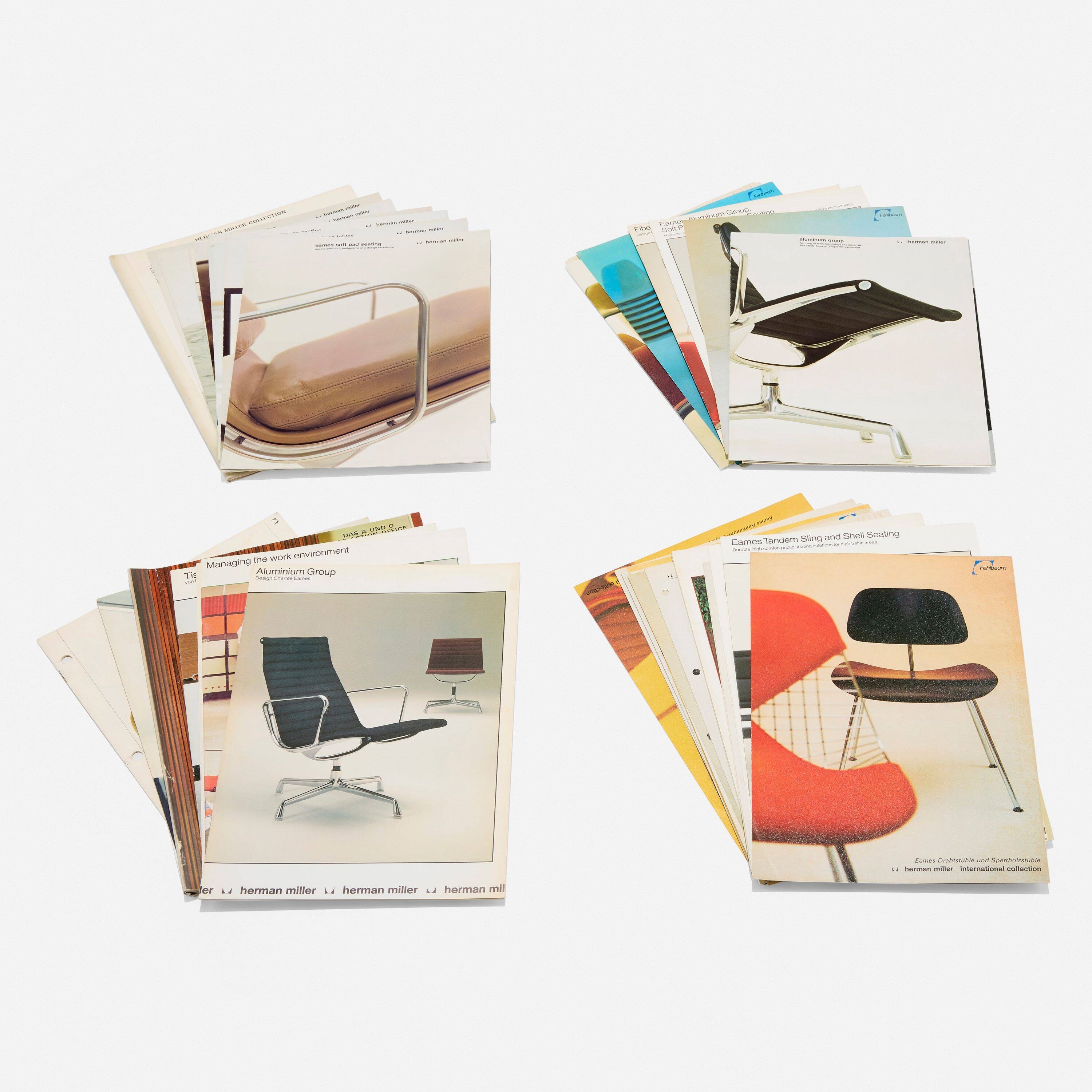 Herman Miller | Collection of forty-six furniture brochures (1968 ...