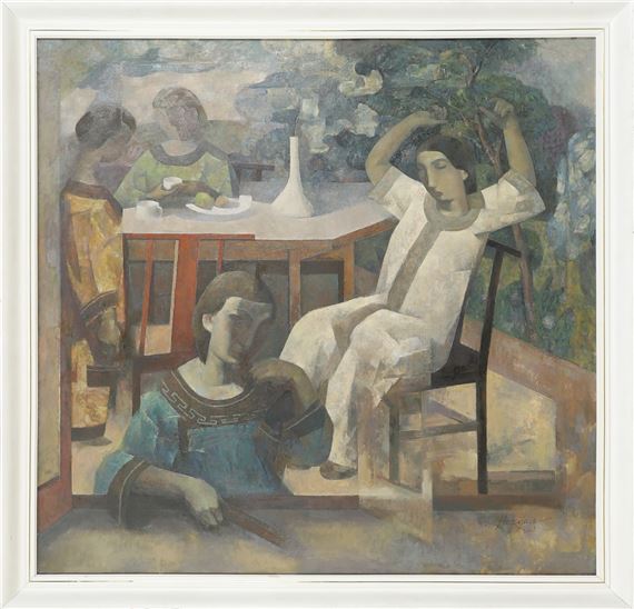 Afternoon tea, 2003 by Zijian He, 2003