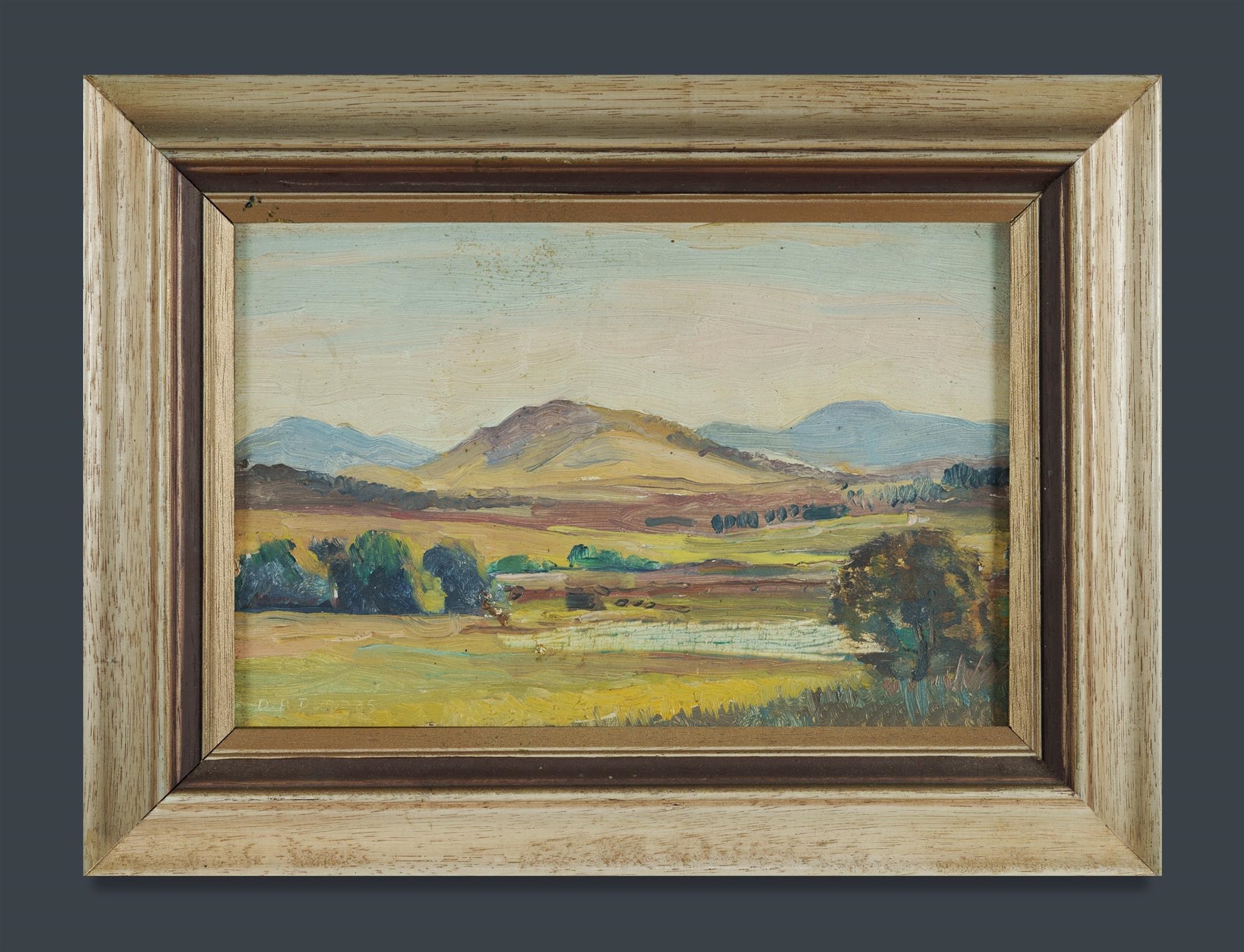 Artwork by Douglas Robert Dundas, Canberra Landscape, Made of Oil on Board
