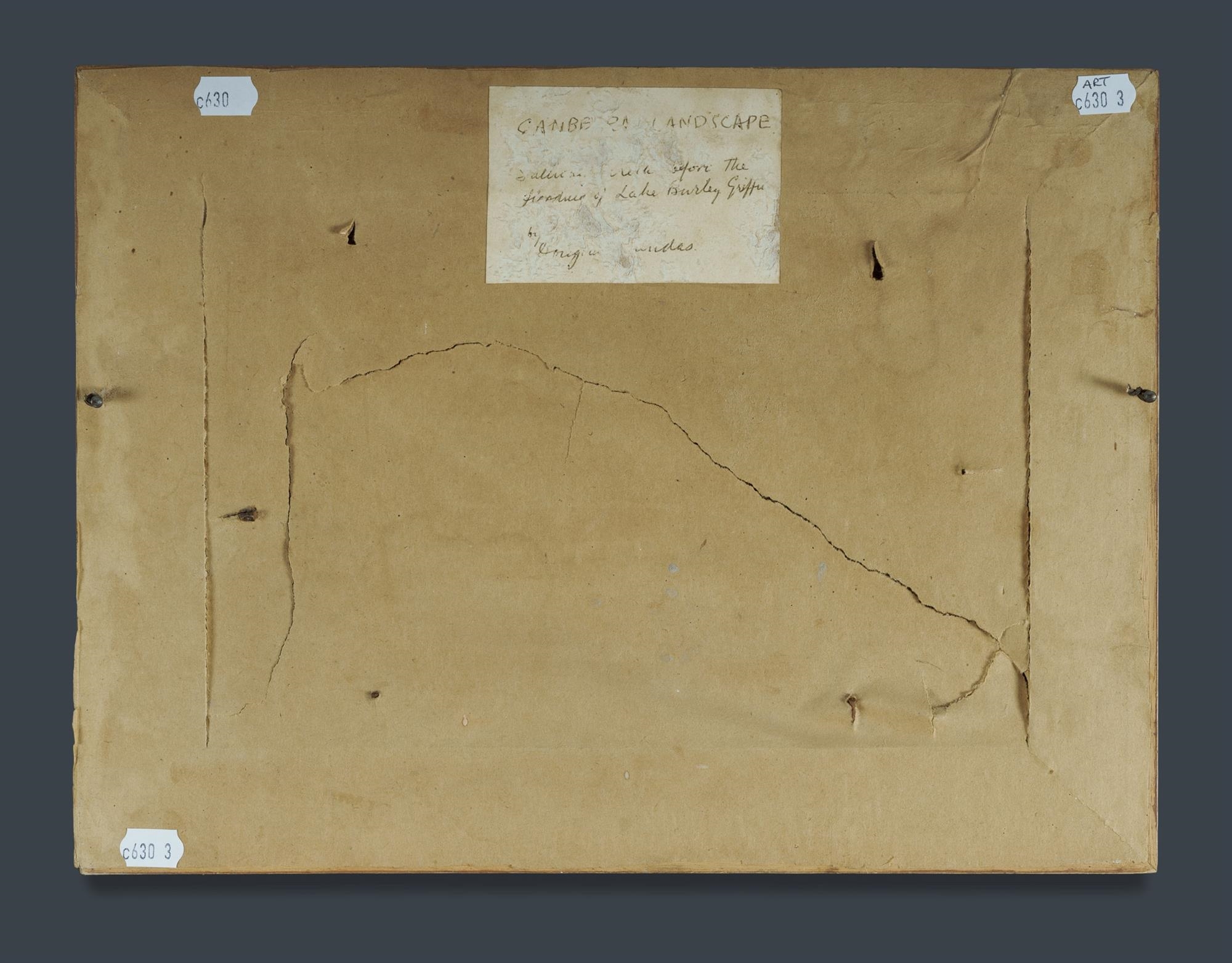 Artwork by Douglas Robert Dundas, Canberra Landscape, Made of Oil on Board