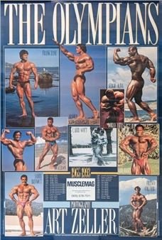 Muscle Mag Olympians Poster - Art Zeller