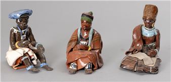 Collection of three figurines - Elizabeth Rouland