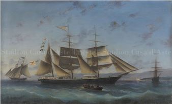 Firmato b. a d. e datato 1871 - Basilio Ivankovic