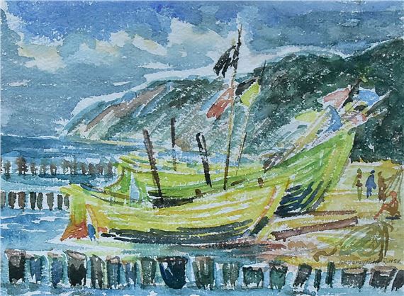 Międzyzdroje. Kawcza Góra", 1957 - Roman Szczerzynski