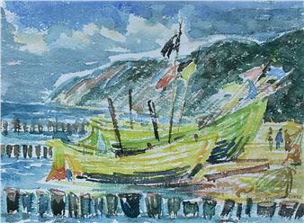 Międzyzdroje. Kawcza Góra", 1957 - Roman Szczerzynski