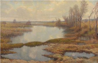River Landscape - Alberto Cecconi