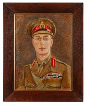 Portrait of King George VI - Slawa Duldig