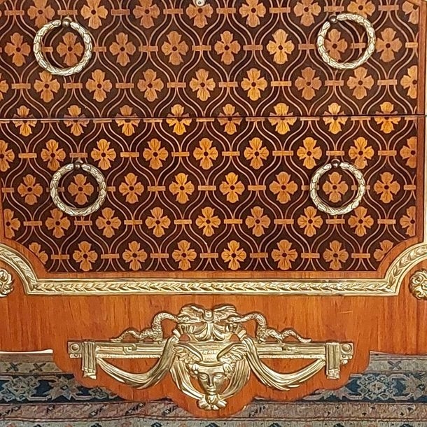 Lacroix | RARE ROSEWOOD AND AMARANTH VENEERED CHEST OF DRAWERS ...