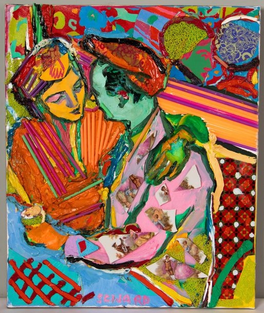 Artwork by Gordon Seward, La Brasserie, Made of oil on canvas