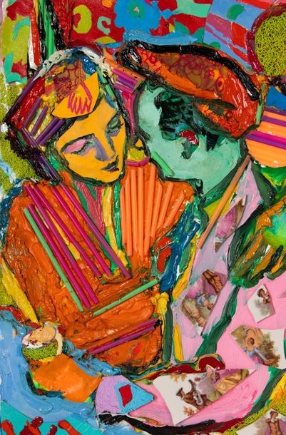 Artwork by Gordon Seward, La Brasserie, Made of oil on canvas