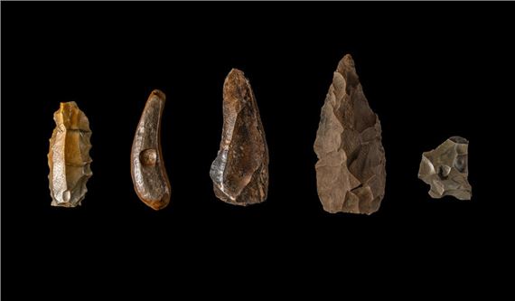 Flint | Five Neolithic Flint Blades | MutualArt