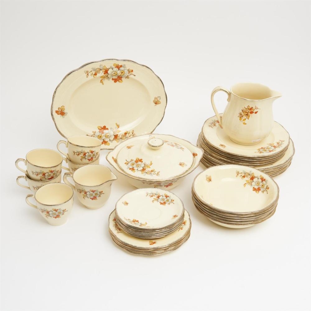 Alfred Meakin | AN ALFRED MEAKIN MARQUIS MARIGOLD PATTERN PART DINNER ...