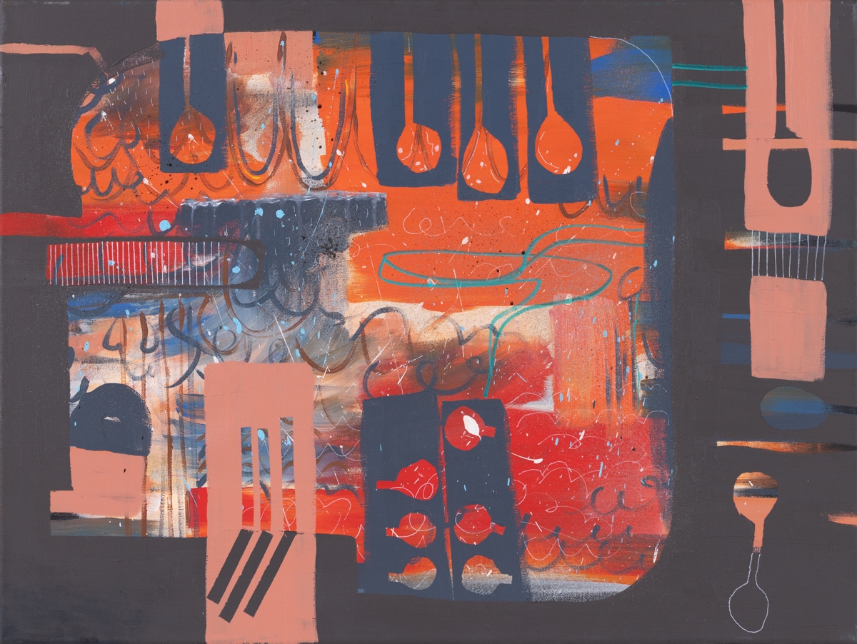 Artwork by Marcin Wąsik, Contratiempo , 2024, Made of acrylic, canvas