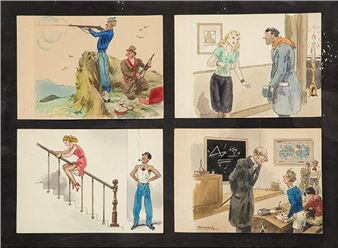 Viñetas cómicas - Rafael de Penagos