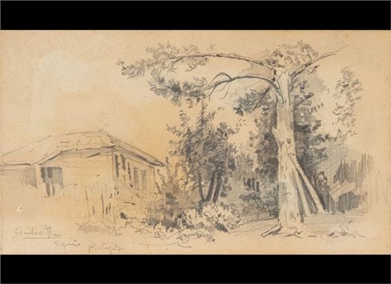 Paisaje del Espinho, Portugal by Cecilio Pla y Gallardo