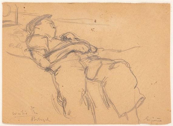 La siesta by Cecilio Pla y Gallardo, c. 1912