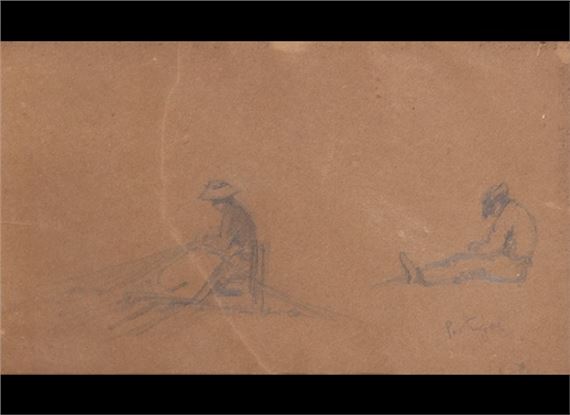 Pescadores de Portugal by Cecilio Pla y Gallardo