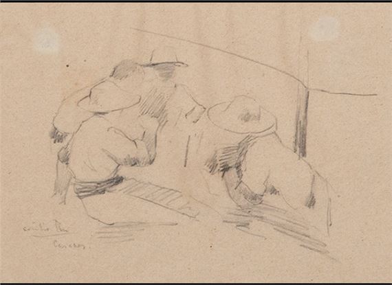 Pescadores de Cascais, Portugal by Cecilio Pla y Gallardo, c. 1912