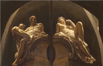 El Anochecer y la Aurora (tumba de Lorenzo de Medicis) - Enrico Carlo Augusto Scuri