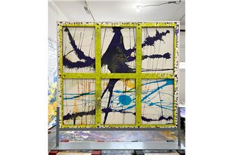 Thomas Erben Presents New Works: Dona Nelson and Andrew Ross Explore Systematic Process and Hybridity