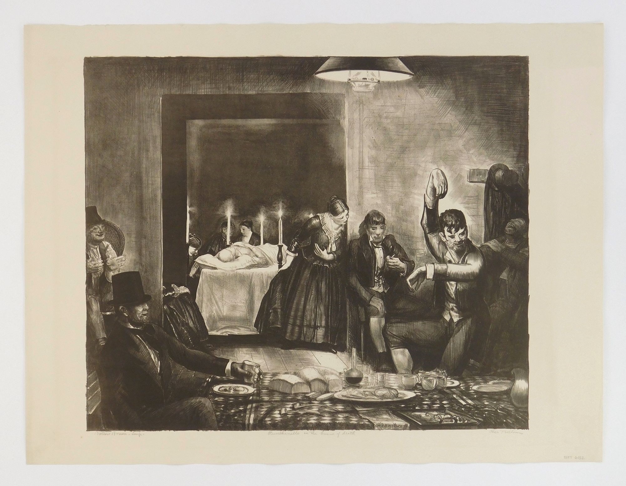 George Bellows | George Bellows (American, 1882-1925) lithograph (1923 ...