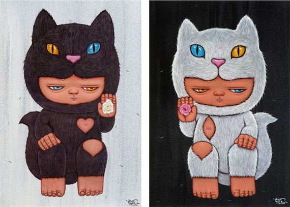 Hands No.1; Hands No.2 (a set of 2