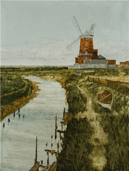 John Ridgewell | Norfolk Windmill (1996) | MutualArt