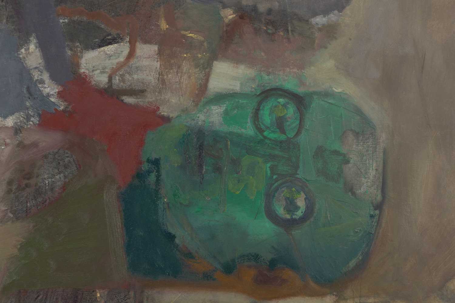 Artwork by Piotr Kotlicki, Two under pressure, Made of oil/canvas