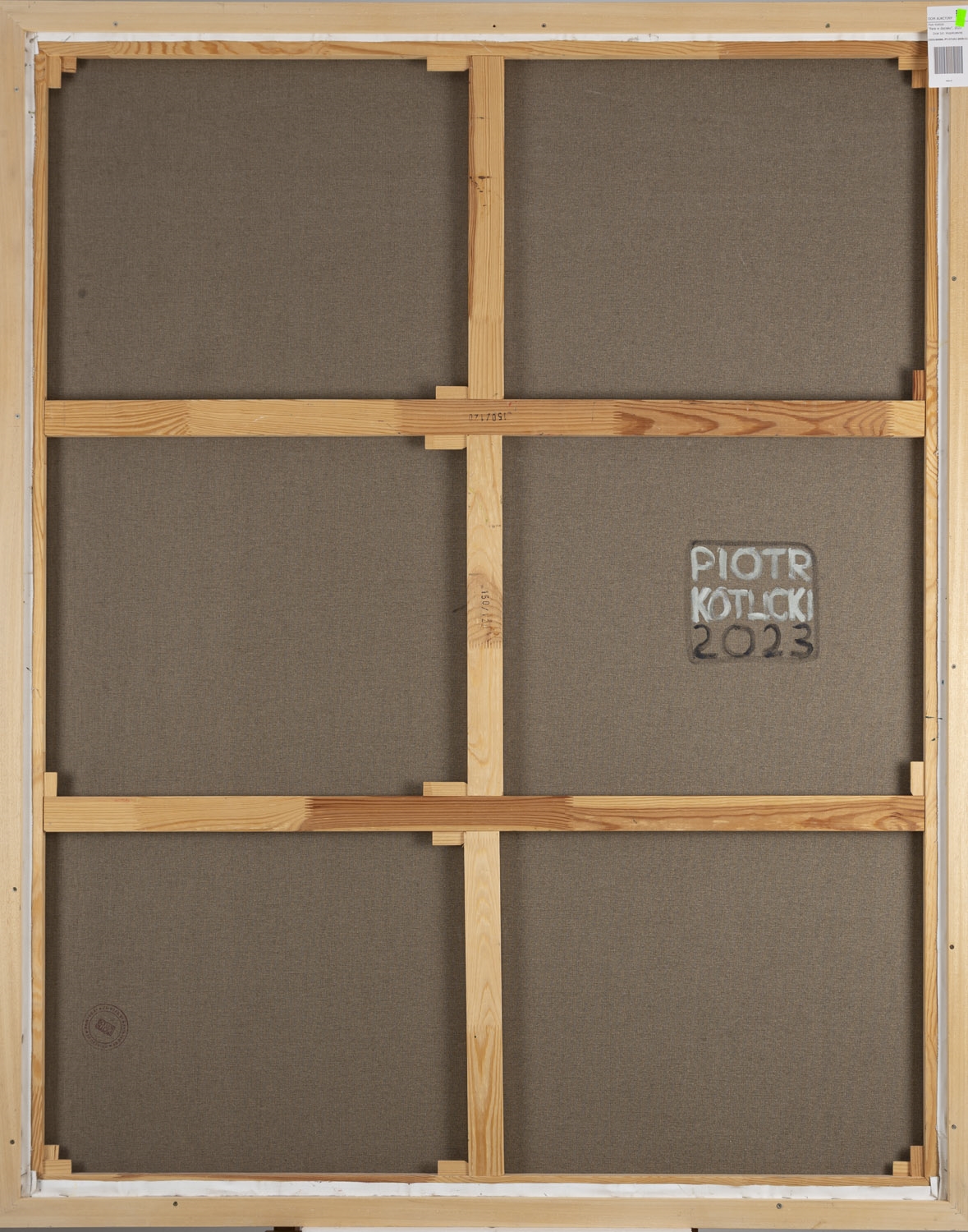 Artwork by Piotr Kotlicki, Two under pressure, Made of oil/canvas