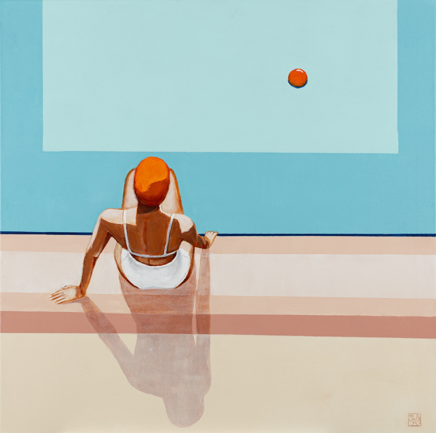 Artwork by Renata Magda, Silence XVI, Made of acrylic/canvas